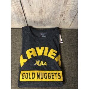 Men's Champion Gray Xavier Louisana Gold Nuggets T Shirt Size XXL. E31